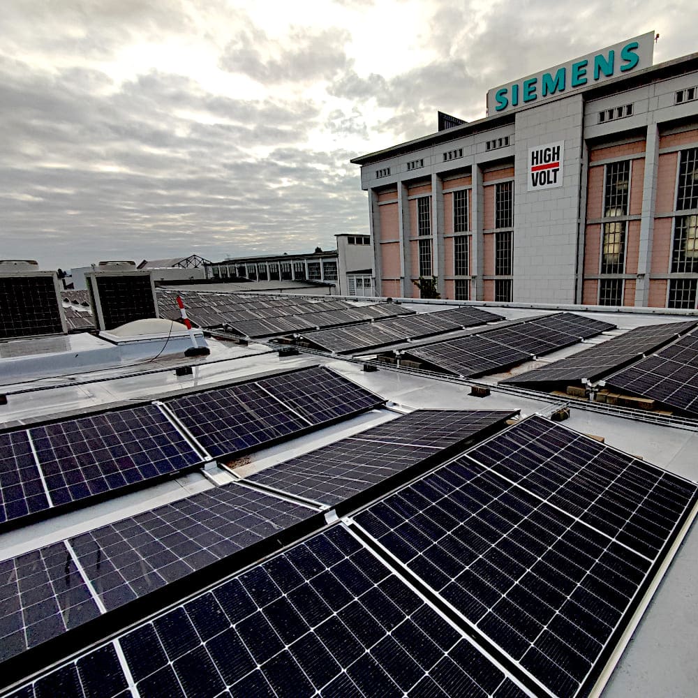 PV-Anlage von EMIS Electrics auf einem Gewerbeobjekt in Dresden