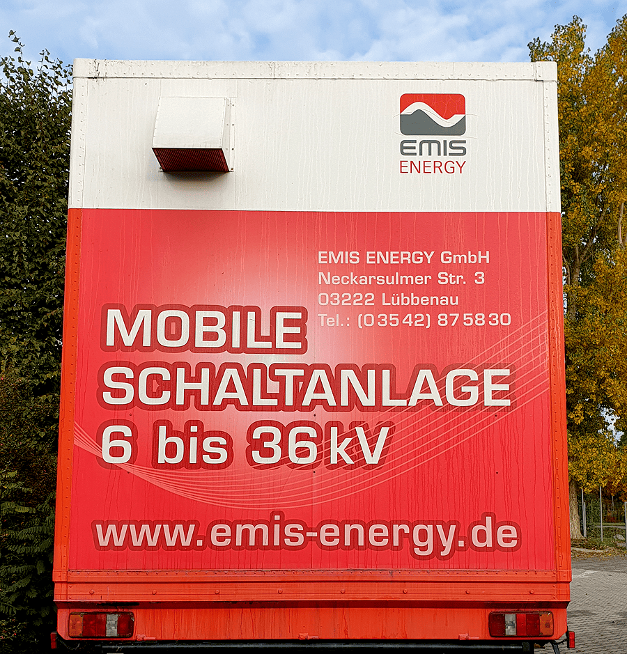 Transportabel Schaltanlage von EMIS Transportabel Schaltanlage von EMIS