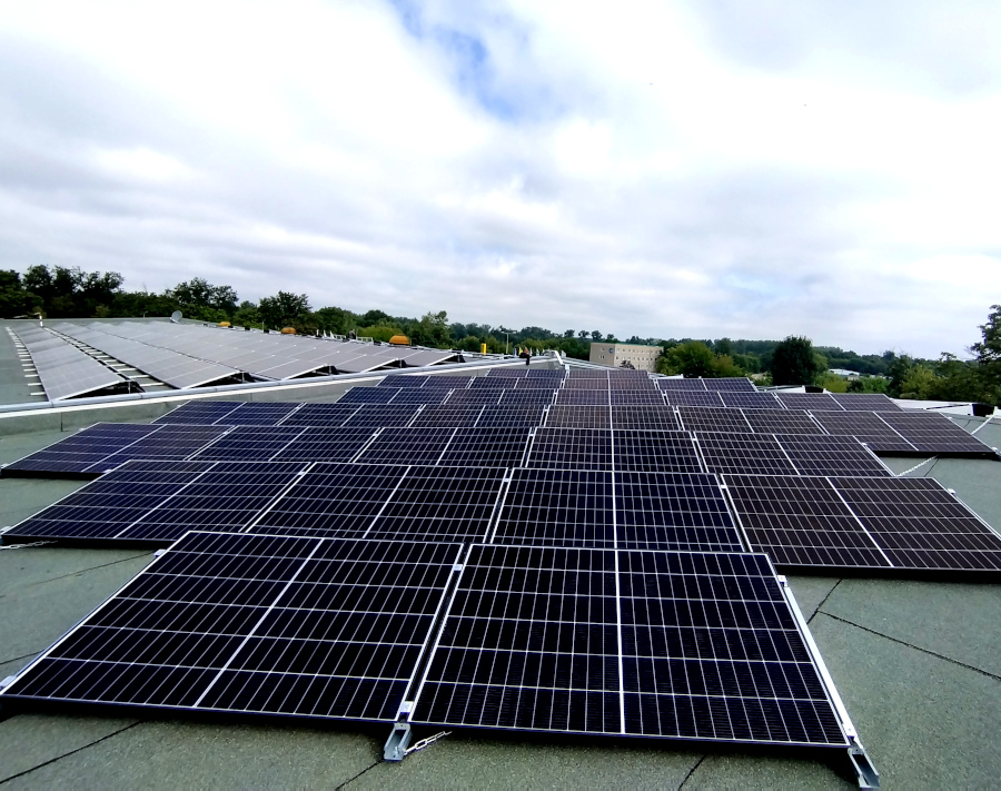 Solaranlage auf Gewerbedach in Cottbus