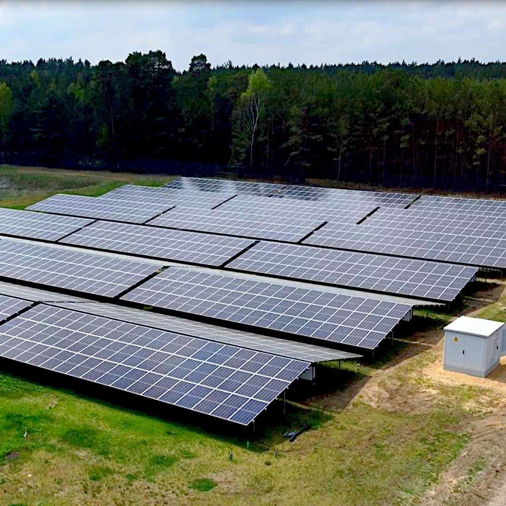 PV-Freiflächenanlage errichtet von EMIS Electrics aus Lübbenau