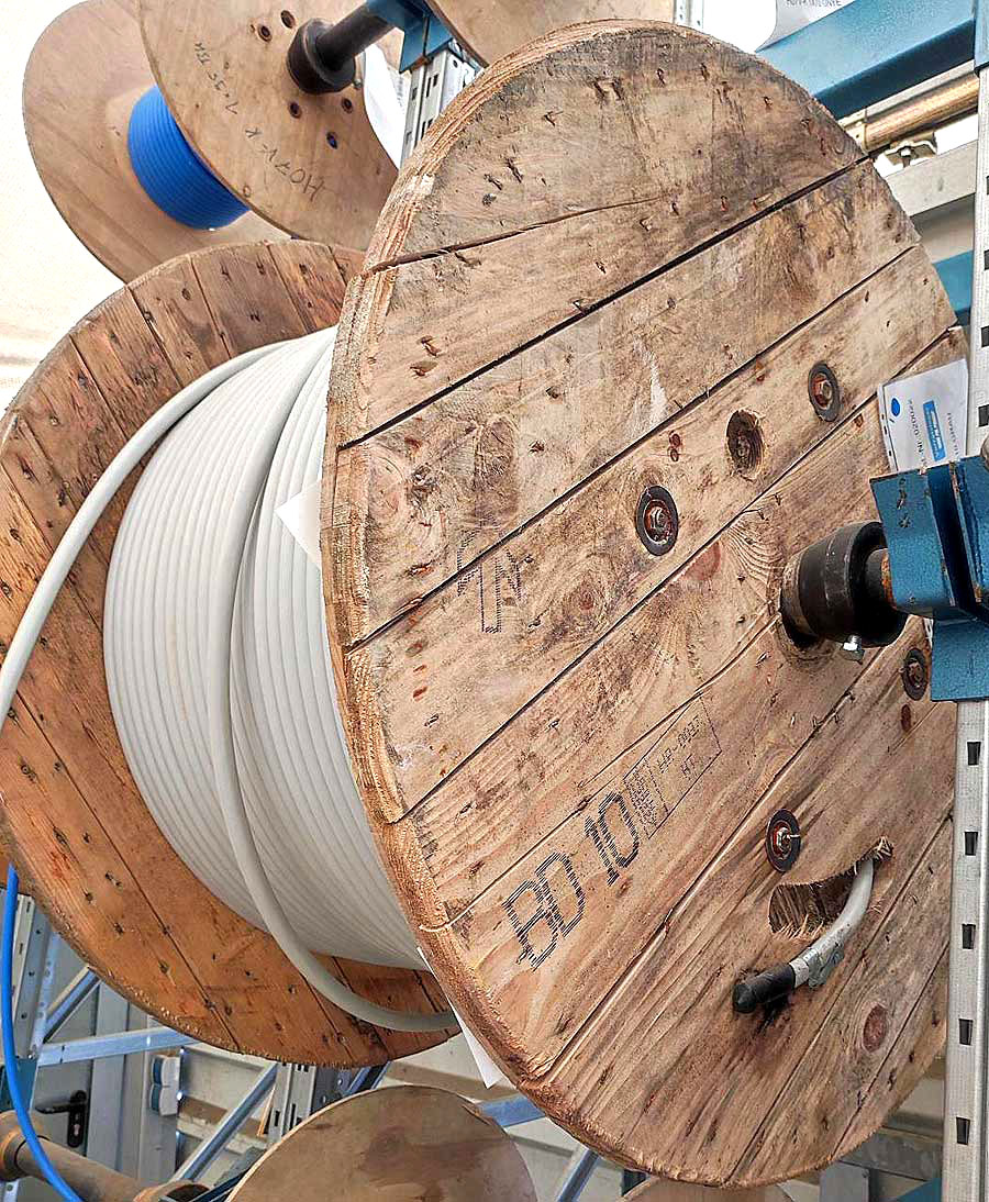 Mantelleitung NYM-J 05x10 - 445m auf "Pfandtrommel"